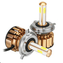 G7 4-Side COB LED Headlights Bulbs H4 H7 H11 9005 9006 9-36V 6000K White 2PCS for Car Motorcycle