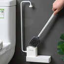 Magnetically Absorbed Toilet Brush TPR Toilet Brushes and Holder Cleaner Set Wall Hanging Drainage Bathroom Cleaning Brush