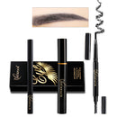 Eyes Makeup Set Liquid Eyelashes Mascara Double Head Eyebrow Pencil Long Lasting Waterproof