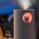 900ml Bear LED Ultrasonic USB Air Humidifier Low Noise Aroma Essential Oil Cool Steam Diffuser Anti-dry Burning
