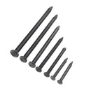 90Pcs Black Iron Point Tip Wall Cement Nails Wood Nail Set 3/4/5/6/7/8CM