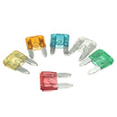 Car 12V In Line Mini Blade Fuse Holder with 5 10 15 20 25 30A Fuses