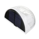 6 LED Garden Porch Solar Power Wall Lamp White Light Auto Light Sensor Outdoor Yard Decor Lamp