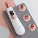 WellSkins WX-HT100 LED Display Blackhead Remover Vacuum Suction Facial Pore Cleaner Electric Acne Comedone Extractor with 4 Suction Heads From XIAOMI YOU PIN Electric Blackhead Suction