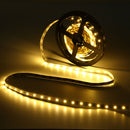 5M 3528 Non-waterproof 300 LED Warm White PIR Motion Sensor Strip Light Kit US Plug DC12V