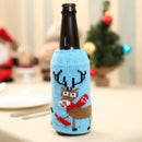 New Arrival Beer Cocktail Bottle Decor Cartoon Knitting Bottle Cover Bags Clothes Home Party Dinner