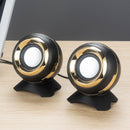 EZEEY Q8 3.5MM Audio Socket Mini Speaker Volume Control Subwoofer for Computer Phone