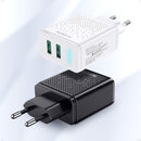 FLOVEME 2.4A Dual USB Ports Phone Charger EU Plug for Oneplus 6T Pocophone f1 S9 Xiaomi Mi8 Note 9