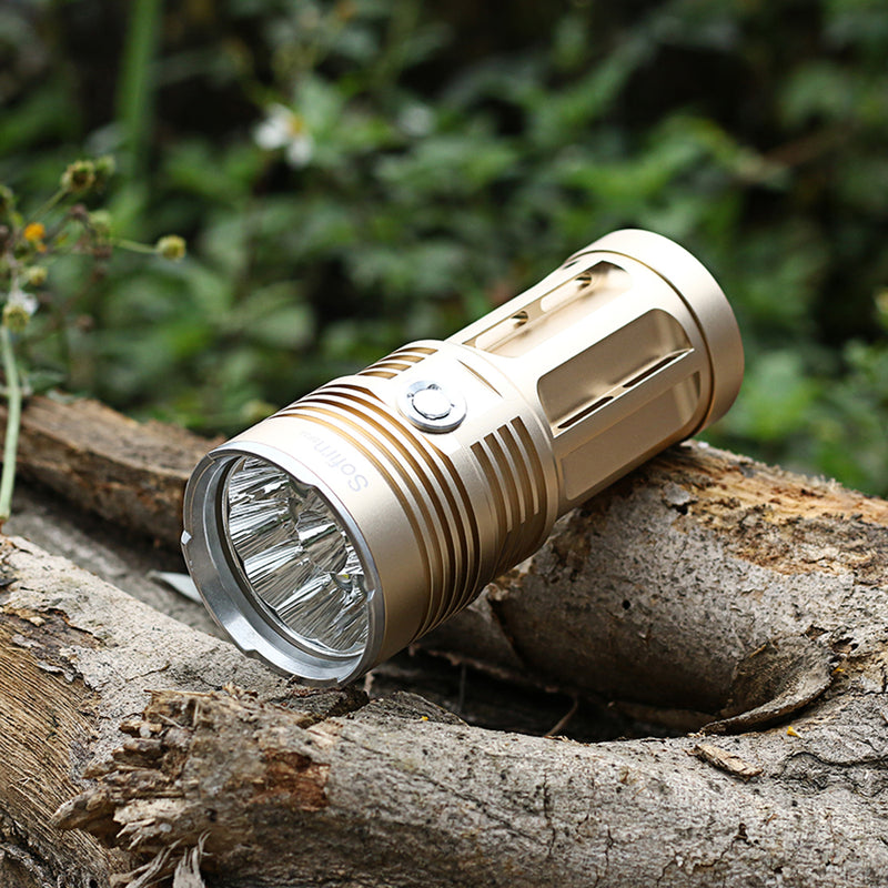 Sofirn SF34 Powerful LED Flashlight Light 18650 Tactical Flashlight handheld lights 5 modes linterna camping hunting USB Rechargeable Flashlight Powerful 18650 Flashlight