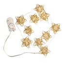 1M 10 LEDS Battery Star Fairy String Light Garden Wedding Party Decor