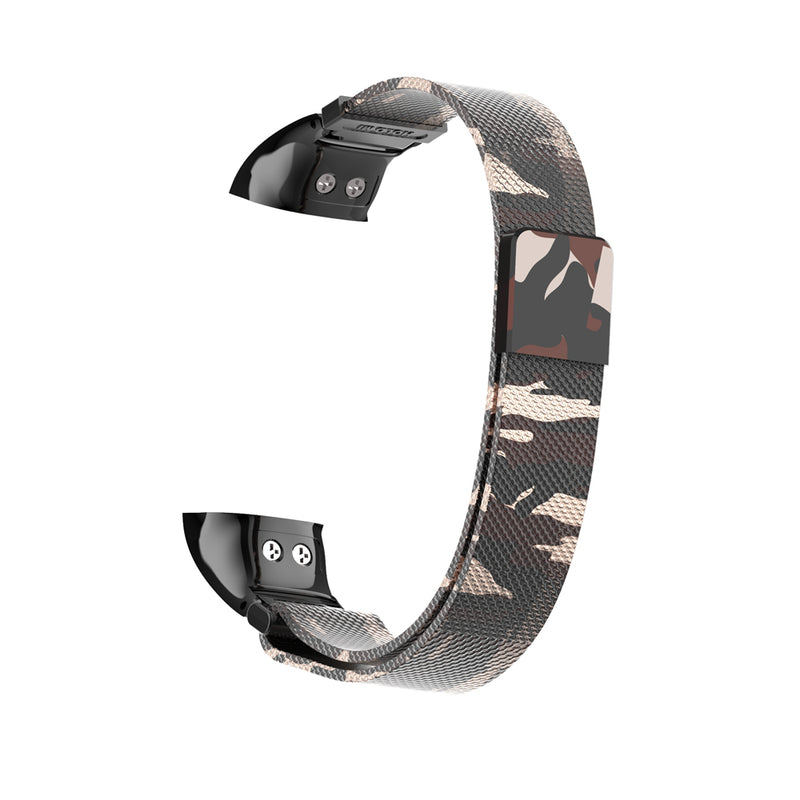 Bakeey Milanese Camouflage Anti-break Design Watch Band Strap for Huawei Honor Band 5&4