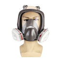 Full Face Gas Mask Self-Priming Filter Painting Spraying Face Dust Gas Mask