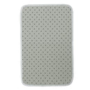 70.9" x 70.9" Rustic Wooden Barn Door Waterproof Shower Curtain Bathroom Mat