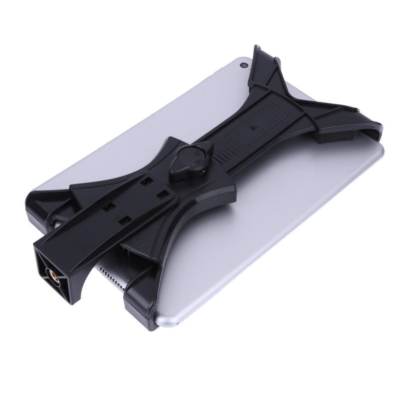 Universal Tablet Tripod Mount Holder Bracket Clip with 1/4" Thread Adapter for iPad Smartphone