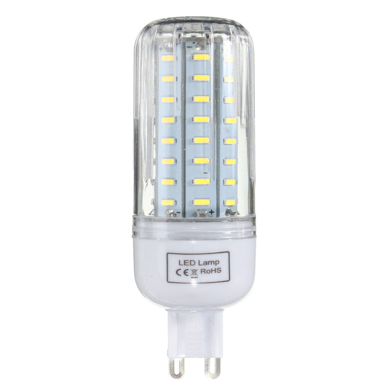 E27 E14 E12 B22 G9 GU10 7W 72 SMD 4014 LED Warm White Pure White Cover Corn Bulb AC110V