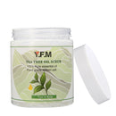 280g Tea Tree Scrub Essential Oil Body Leg Skin Shower Salt Lemon Jojoba Argan Eucalyptus Epsom Salt Dead Skin Remover