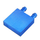 40*40 0.5mm Blue Aluminum Alloy Water Cooling Block Radiator Liquid Cooler Heat Sink Equipment