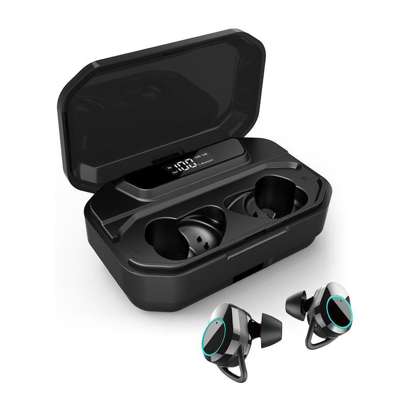 KUMI T3S All In One TWS Smart Touch bluetooth 5.0 Headset LED Display Stereo Bass Waterproof Earphone With 3300mAh Charging Box for Xiaomi