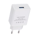 EU QC 3.0 18W USB Charger Power Adapter for Tablet Smartphone