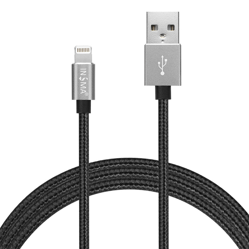 INSMA Braided Lightning for Fast Charging Data Cable For iPhone X XS MAX XR 8 7 6 5