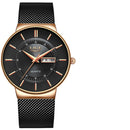 LIGE 9949 Business Style Full Steel Band Quartz Watch Waterproof Men Wrist Watch