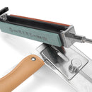 Knife Sharpener Professional All Iron Steel Kitchen Sharpening System Tools Fix-angle With 4 Stones Whetstone