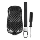 Carbon Fiber Car Key Case/bag Protector Cover Remote Control Bag for VW Golf Bora Jetta POLO Passat