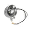 Black / Chrome LED Motorcycle Bullet Headlights High/Low Beam Head Light Lamp