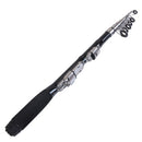 Carbon Fiber 1.0-2.3m Telescopic Pocket Fishing Rod Mini Portable Travel Spinning Pole