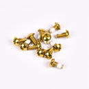 12Pcs Mountain Bike Colorful Disc Screw Alloy Steel Brake Pads Screw Non-slip T25 Screws M5*10MM