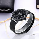 MINI FOCUS MF0052G Stainless Steel Men Watch Business Style Working Dials Quartz Watch