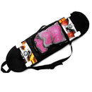 Skateboard Carrying Bag Backpack Straps Rucksack with Mesh 81*21cm