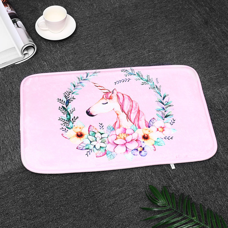 Unicorn Carpet Area Rug Floor Mat Children Bedroom Living Dining Room Bath Decor Carpet