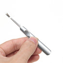 95/113/116/118mm V/U-shaped Silver Stainless Steel Hand Make Leather Trencher Slotting Tools Kit