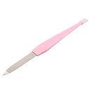3 In 1 Stainless Steel Sanding Nail File Buffer Scraper Dead Skin Barb Cuticle Polish Manicure Tool