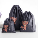Waterproofing Cartoon Animals Printed Storage Bag