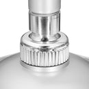 6''  Bathroom Sprayer Round Polished 360 AdjustableTwo Pole Rainfall Shower Head