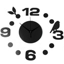 DIY Fashionable Large Wall Clock Home Office Room Decor 3D Mirror Surface Sticker