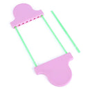 Scarf Lace Knitting Loom DIY Knitting Work Flower Bowknot Tassel Weaving Tools