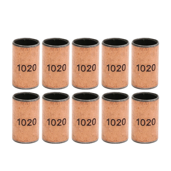 10pcs 10x12x20mm Ball Bearing Bushing Copper Alloy Bearing Bushing