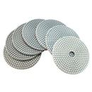 7pcs 5 Inch 50-3000 Grit Diamond Polishing Pad Sanding Disc for Marble Concrete Granite Glass