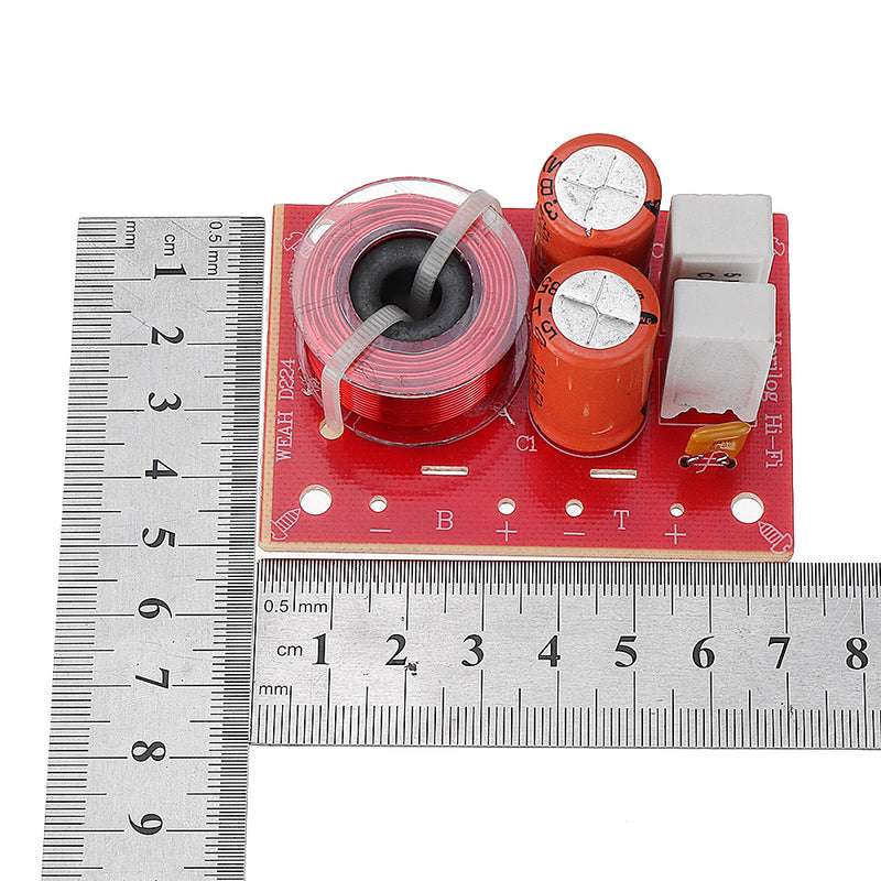 3pcs WEAH-D224 80W Speaker Crossover High and Low 2 Frequency Divider Sound Quality Upgrade Tool