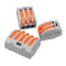 Excellway 60Pc 2/3/5 Hole Electrical Connectors Wire Block Electrical Wire Connector Terminal