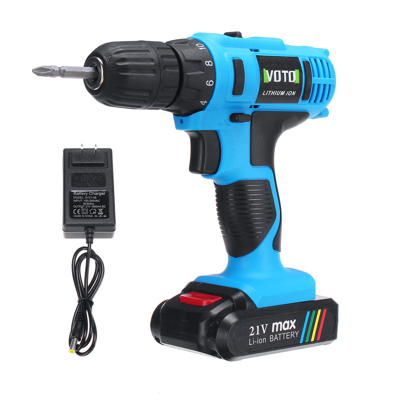 21V/16.8V/12V Li-ion Battery Electric Cordless Drill Screwdriver Driver Repair Tool 1/2 Speed