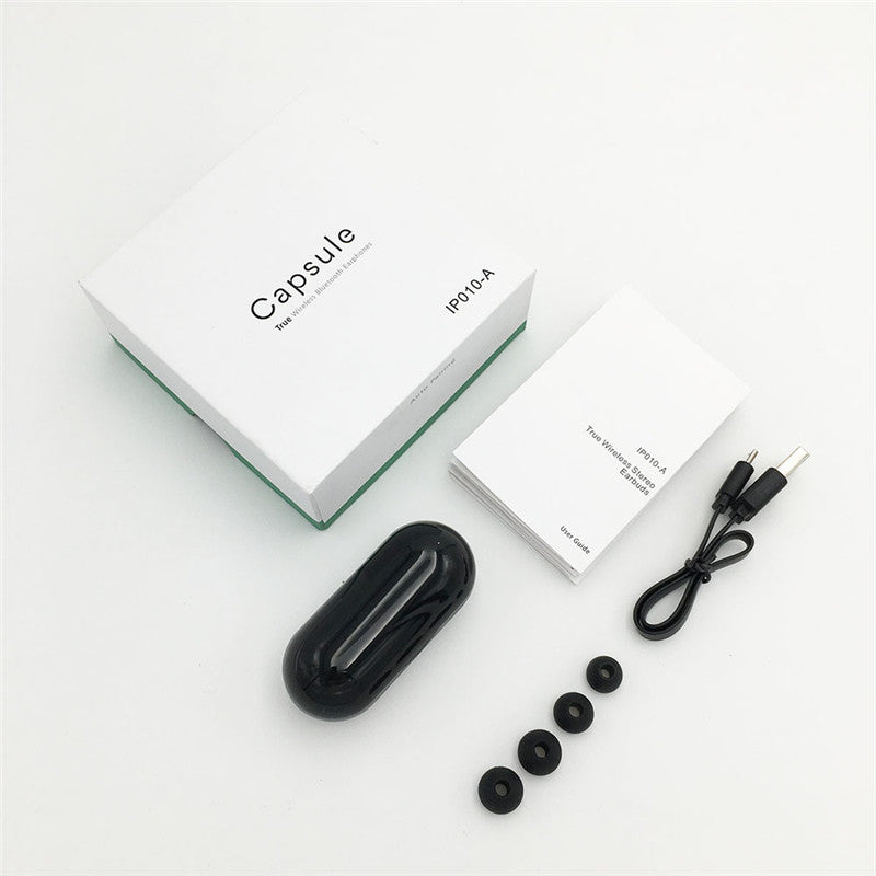 [True Wireless] 2 In 1 Power Bank TWS Dual bluetooth 5.0 Earbuds Hifi IPX7 Waterproof Handsfree Earphone for Iphone Xiaomi