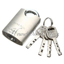 40mm 4 Keys Heavy Duty Closed Shackle High Security Solid Steel Lock Padlock