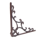 Cast Iron Wall Shelf Mount Bracket Support Mounted Supporter Home Garden Rusty