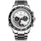 WISHDOIT WSD-012 Fashion Men Quartz Watch Casual Luminous Multifunction Wrist Watch