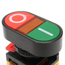220V Red Green Power ON/OFF Start Stop Push Button Light Indicator Switch