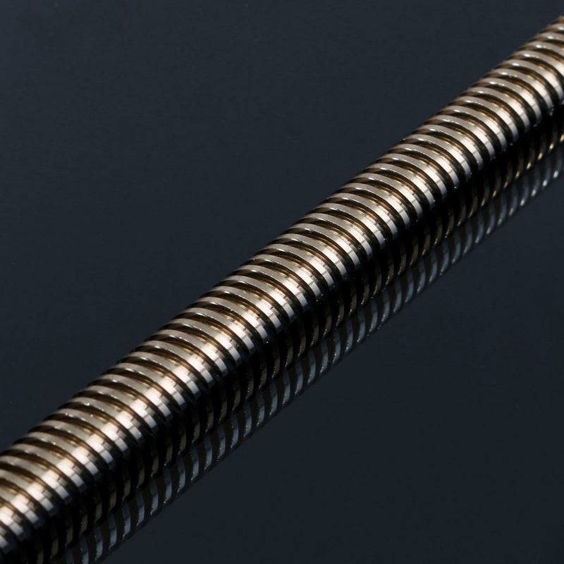 T8 600mm Stainless Steel Lead Screw Set with Mounted Ball Bearing and Shaft Coupling